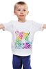 Заказать детскую футболку в Москве. Детская футболка классическая унисекс Радужный леопард от valezar - готовые дизайны и нанесение принтов.