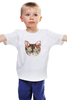Заказать детскую футболку в Москве. Детская футболка классическая унисекс  Котик от THE_NISE  - готовые дизайны и нанесение принтов.