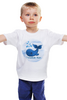 Заказать детскую футболку в Москве. Детская футболка классическая унисекс Голубой кит от Марина  - готовые дизайны и нанесение принтов.