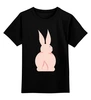 Заказать детскую футболку в Москве. Детская футболка классическая унисекс Розовый кролик от skynatural - готовые дизайны и нанесение принтов.