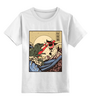 Заказать детскую футболку в Москве. Детская футболка классическая унисекс Catzilla vs Godzilla от Павел Павел - готовые дизайны и нанесение принтов.