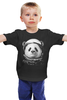 Заказать детскую футболку в Москве. Детская футболка классическая унисекс Панда Космонавт от printik - готовые дизайны и нанесение принтов.