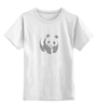 Заказать детскую футболку в Москве. Детская футболка классическая унисекс Язык панды от AstArt - готовые дизайны и нанесение принтов.