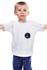 Заказать детскую футболку в Москве. Детская футболка классическая унисекс "Плоская Земля" (серая) от Кирилл Шатилов - готовые дизайны и нанесение принтов.