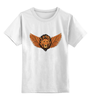 Заказать детскую футболку в Москве. Детская футболка классическая унисекс Крылатый лев от BeliySlon - готовые дизайны и нанесение принтов.