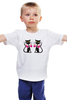 Заказать детскую футболку в Москве. Детская футболка классическая унисекс милая кошечка от nikol - готовые дизайны и нанесение принтов.
