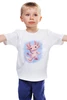 Заказать детскую футболку в Москве. Детская футболка классическая унисекс Обаятельный аксолотль от tigerda  - готовые дизайны и нанесение принтов.