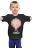 Заказать детскую футболку в Москве. Детская футболка классическая унисекс яркий принт воздушны шар. от Juliajull - готовые дизайны и нанесение принтов.