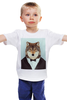Заказать детскую футболку в Москве. Детская футболка классическая унисекс Деловой волк от anna_bell - готовые дизайны и нанесение принтов.