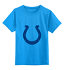Заказать детскую футболку в Москве. Детская футболка классическая унисекс Indianapolis Colts от dobryidesign - готовые дизайны и нанесение принтов.