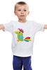 Заказать детскую футболку в Москве. Детская футболка классическая унисекс Попугай от nadegda - готовые дизайны и нанесение принтов.