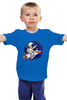 Заказать детскую футболку в Москве. Детская футболка классическая унисекс Полет на луну от ПРИНТЫ ПЕЧАТЬ  - готовые дизайны и нанесение принтов.