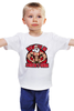 Заказать детскую футболку в Москве. Детская футболка классическая унисекс Санта Качок от trugift - готовые дизайны и нанесение принтов.