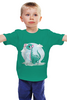 Заказать детскую футболку в Москве. Детская футболка классическая унисекс Динозаврик от printeriumstore@gmail.com - готовые дизайны и нанесение принтов.