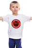 Заказать детскую футболку в Москве. Детская футболка классическая унисекс Spirit BJJ Sakhalin Logo (Gray) от kiralabu - готовые дизайны и нанесение принтов.