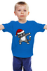 Заказать детскую футболку в Москве. Детская футболка классическая унисекс Dabbing Cat от skynatural - готовые дизайны и нанесение принтов.
