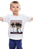 Заказать детскую футболку в Москве. Детская футболка классическая унисекс Пальмы, песок и вода от valezar - готовые дизайны и нанесение принтов.