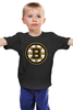 Заказать детскую футболку в Москве. Детская футболка классическая унисекс Boston Bruins от Сергей Дульнев - готовые дизайны и нанесение принтов.