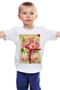 Заказать детскую футболку в Москве. Детская футболка классическая унисекс Любовь и цветы! от dekuzmin5 - готовые дизайны и нанесение принтов.