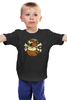 Заказать детскую футболку в Москве. Детская футболка классическая унисекс Hipsta Beer / Хипстер от crash - готовые дизайны и нанесение принтов.