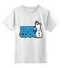 Заказать детскую футболку в Москве. Детская футболка классическая унисекс Снеговик от Zamula - готовые дизайны и нанесение принтов.