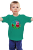 Заказать детскую футболку в Москве. Детская футболка классическая унисекс Свинка от mrs-snit@yandex.ru - готовые дизайны и нанесение принтов.