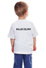 Заказать детскую футболку в Москве. Детская футболка классическая унисекс Billie Eilish (две стороны) от DESIGNER   - готовые дизайны и нанесение принтов.
