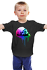 Заказать детскую футболку в Москве. Детская футболка классическая унисекс Череп от printik - готовые дизайны и нанесение принтов.