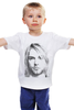 Заказать детскую футболку в Москве. Детская футболка классическая унисекс Курт Кобейн  от valezar - готовые дизайны и нанесение принтов.