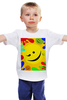 Заказать детскую футболку в Москве. Детская футболка классическая унисекс Веселые смайлики. от Eva De Peron.  - готовые дизайны и нанесение принтов.