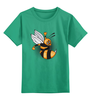 Заказать детскую футболку в Москве. Детская футболка классическая унисекс Злая пчелка  от ПРИНТЫ ПЕЧАТЬ  - готовые дизайны и нанесение принтов.