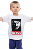 Заказать детскую футболку в Москве. Детская футболка классическая унисекс Boss  от ПРИНТЫ ПЕЧАТЬ  - готовые дизайны и нанесение принтов.