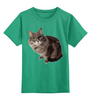 Заказать детскую футболку в Москве. Детская футболка классическая унисекс Подозрительный кот от BAD OWL - готовые дизайны и нанесение принтов.