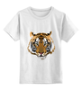 Заказать детскую футболку в Москве. Детская футболка классическая унисекс Взгляд тигра от Виктор Гришин - готовые дизайны и нанесение принтов.