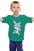 Заказать детскую футболку в Москве. Детская футболка классическая унисекс Run Rabbit от skynatural - готовые дизайны и нанесение принтов.