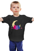 Заказать детскую футболку в Москве. Детская футболка классическая унисекс совы месяц от cherdantcev - готовые дизайны и нанесение принтов.