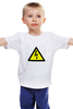 Заказать детскую футболку в Москве. Детская футболка классическая унисекс напряжение от Дмитрий Тарасов - готовые дизайны и нанесение принтов.