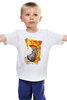 Заказать детскую футболку в Москве. Детская футболка классическая унисекс Сырный мышь от ПРИНТЫ ПЕЧАТЬ  - готовые дизайны и нанесение принтов.