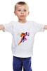 Заказать детскую футболку в Москве. Детская футболка классическая унисекс Бегун от BeliySlon - готовые дизайны и нанесение принтов.
