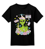 Заказать детскую футболку в Москве. Детская футболка классическая унисекс Инопланетянин от icase - готовые дизайны и нанесение принтов.