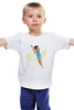 Заказать детскую футболку в Москве. Детская футболка классическая унисекс Девушка с теннисной ракеткой от Shdomon - готовые дизайны и нанесение принтов.