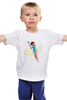 Заказать детскую футболку в Москве. Детская футболка классическая унисекс Девушка с теннисной ракеткой от Shdomon - готовые дизайны и нанесение принтов.