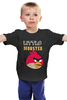 Заказать детскую футболку в Москве. Детская футболка классическая унисекс angry bird от Janna Almazan - готовые дизайны и нанесение принтов.