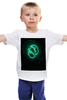 Заказать детскую футболку в Москве. Детская футболка классическая унисекс Флюропришелец от Anna Lomachenko - готовые дизайны и нанесение принтов.