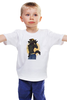 Заказать детскую футболку в Москве. Детская футболка классическая унисекс Брутальный пес от aleks_say - готовые дизайны и нанесение принтов.