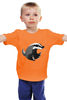 Заказать детскую футболку в Москве. Детская футболка классическая унисекс Забавный  барсук от nadegda - готовые дизайны и нанесение принтов.