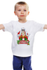 Заказать детскую футболку в Москве. Детская футболка классическая унисекс Santa Claus is coming to town от balden - готовые дизайны и нанесение принтов.