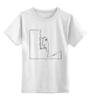 Заказать детскую футболку в Москве. Детская футболка классическая унисекс Девушка Курит от MariYang  - готовые дизайны и нанесение принтов.