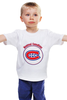 Заказать детскую футболку в Москве. Детская футболка классическая унисекс Montreal Canadiens от kspsshop - готовые дизайны и нанесение принтов.