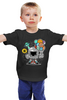 Заказать детскую футболку в Москве. Детская футболка классическая унисекс Космонавт от queen  - готовые дизайны и нанесение принтов.